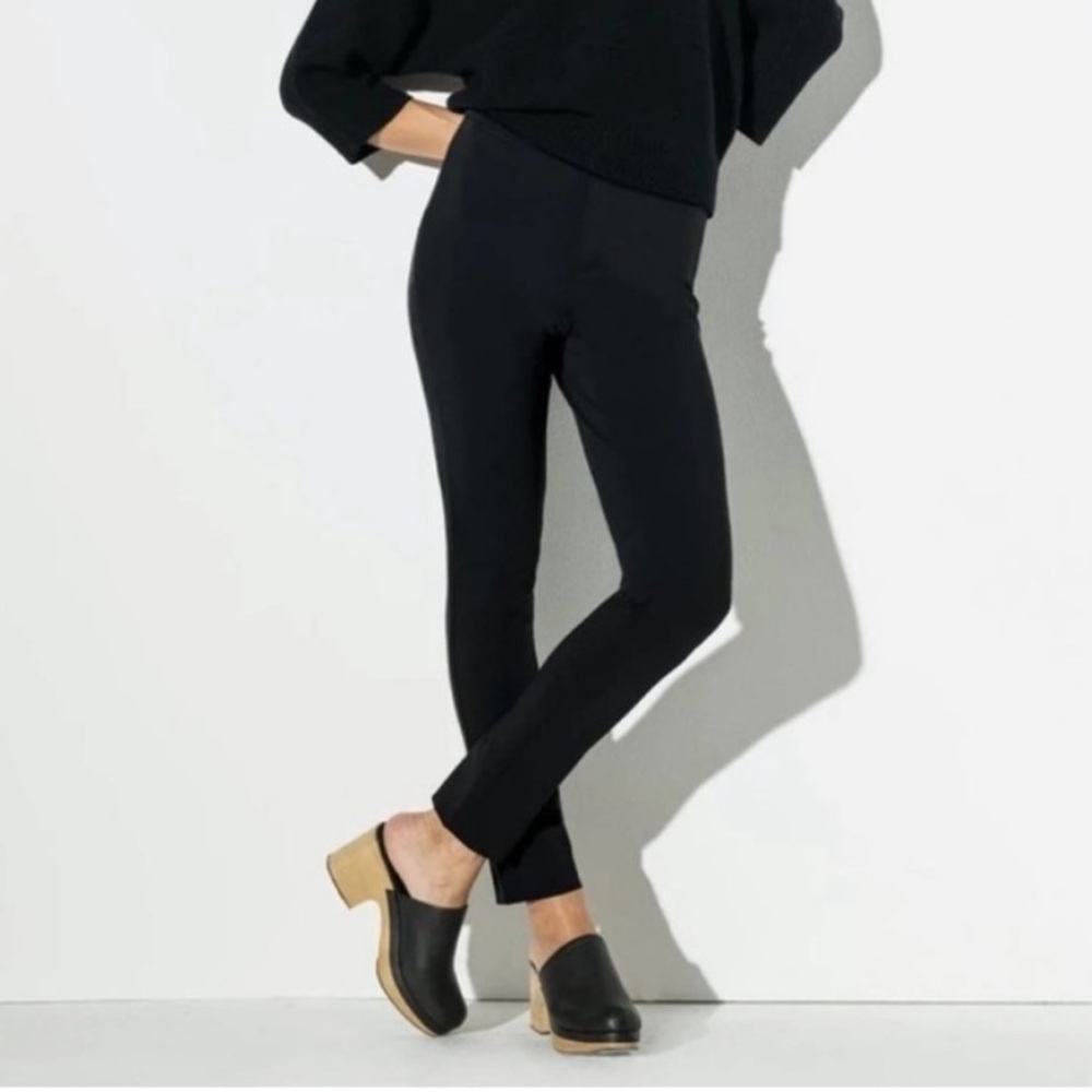 R Label Slim Stretch Trouser Pant Black Size Small